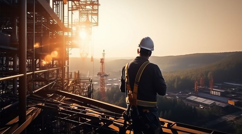 Image of a man standing on a construction site to support technology in construction article